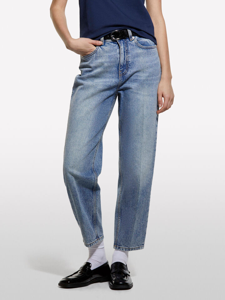 Jeans Style 69 mom fit chiari - jeans mom fit e boyfriend da donna - Azzurro | Sisley image number 3